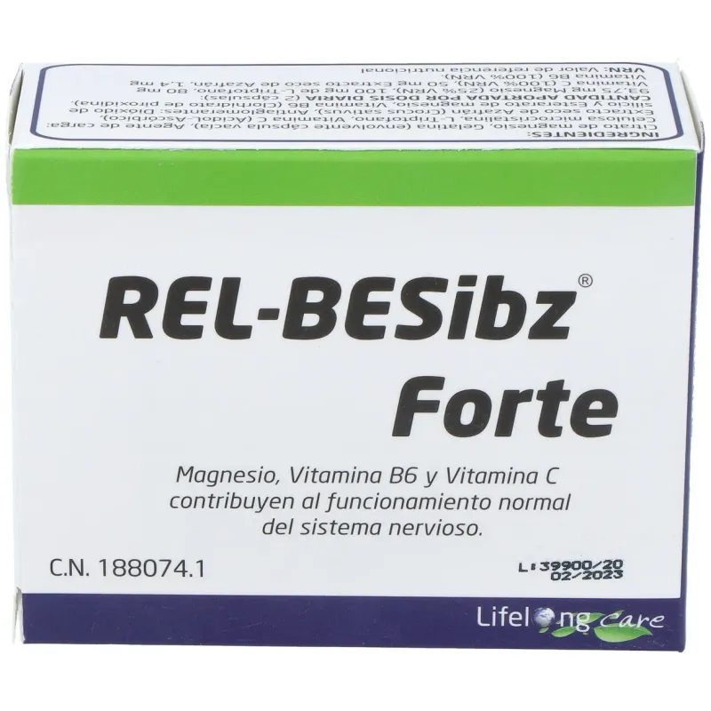 Lifelong care relbes forte rel besibz 60caps | Farmacia Barata