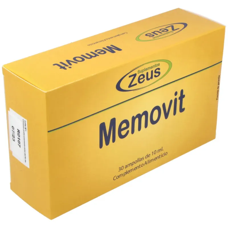 Zeus memovit 30 ampollas | Farmacia Barata