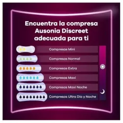 Ausonia discreet maxi day y night 12 un | Farmacia Barata