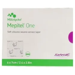 Molnlycke Mepitel One Apósito Estéril 6x7 cm Transpar, 5 uds