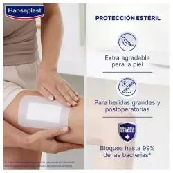 Hansaplast med+ sensitive 3xl apósito 10x15cm 5uds | Farmacia Barata Hansaplast med+ sensitive 3xl apósito 10x15cm 5uds | Farmacia Barata