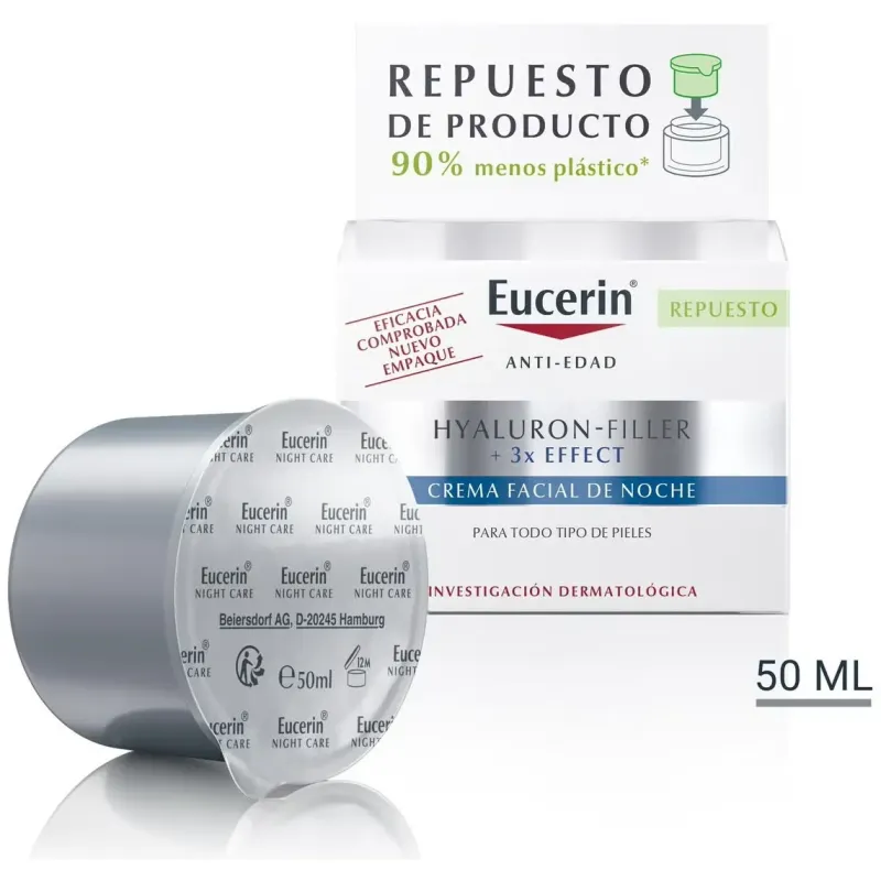 Eucerin antiedad hyaluron filler noche 50 ml | Farmacia Barata Eucerin antiedad hyaluron filler noche 50 ml | Farmacia Barata