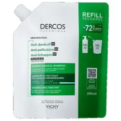Vichy dercos technique anticaspa ds champú cabello normal graso eco-recarga 390ml