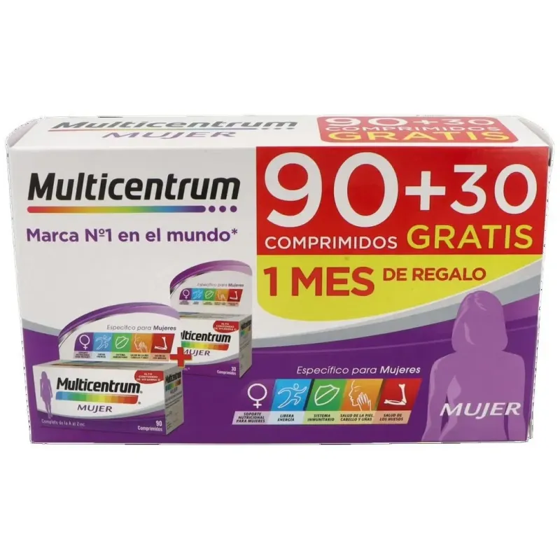 Multicentrum mujer 90 + 30comp | Farmacia Barata Multicentrum mujer 90 + 30comp | Farmacia Barata