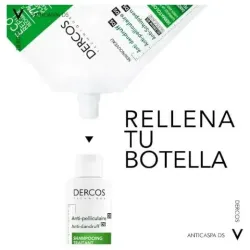 Vichy dercos technique anticaspa ds champú cabello seco eco-recarga 500ml | Farmacia Barata