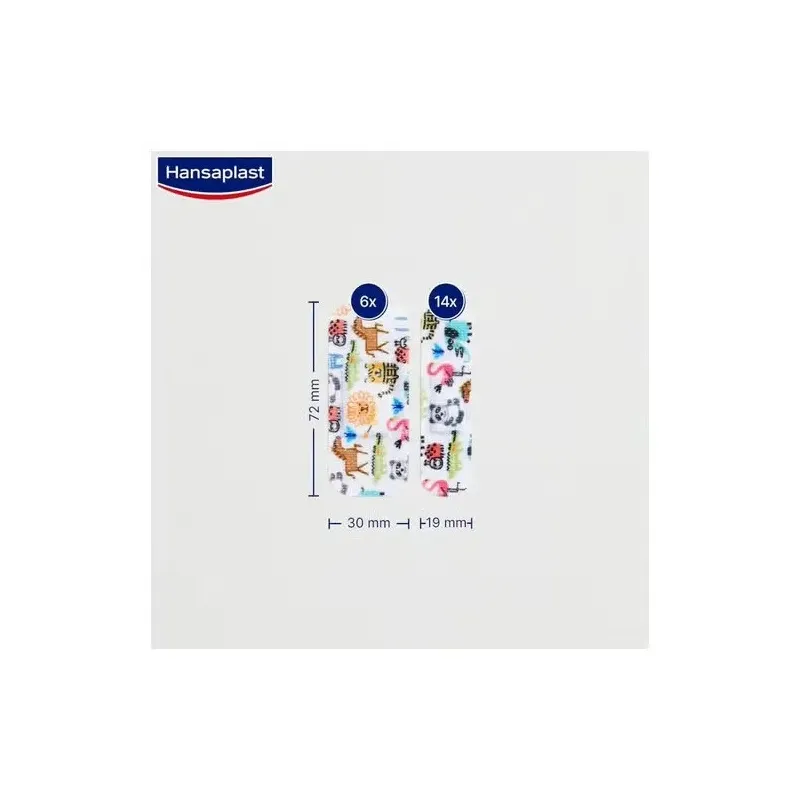Hansaplast sensitive kids animales apósitos 20uds | Farmacia Barata