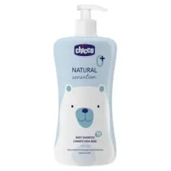 Chicco natural sensation baby shampoo with aloe no tears 500ml
