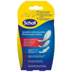 Scholl apositos hidrocoloides ampollas tamaños surtido