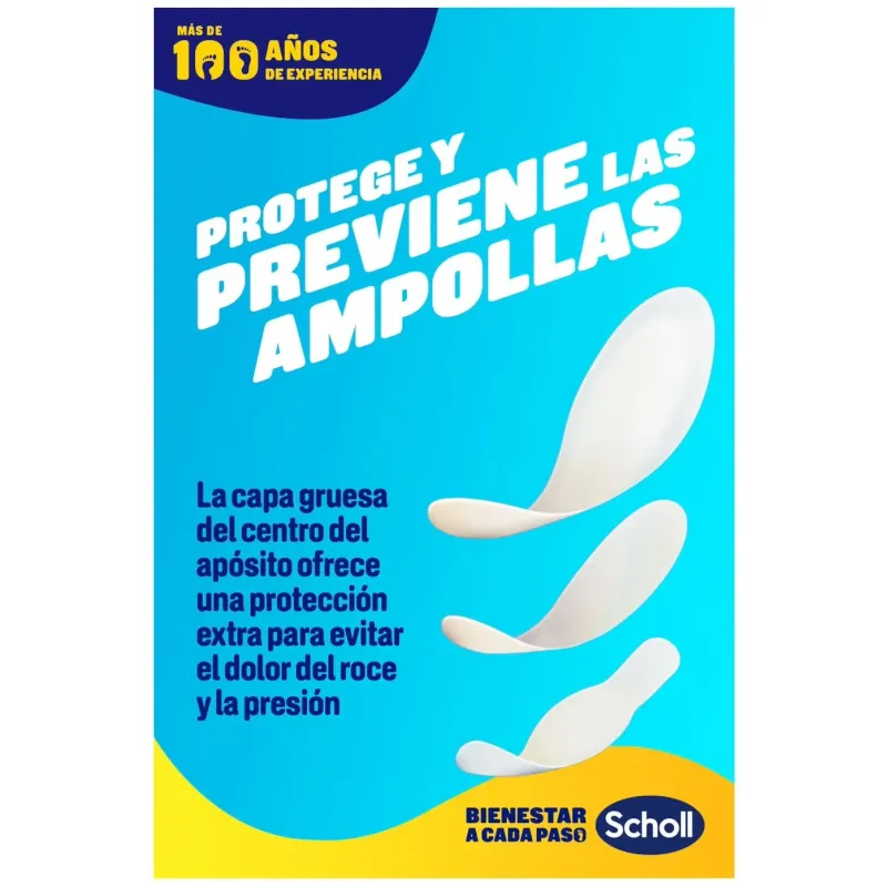 Scholl apositos hidrocoloides ampollas tamaños surtido | Farmacia Barata