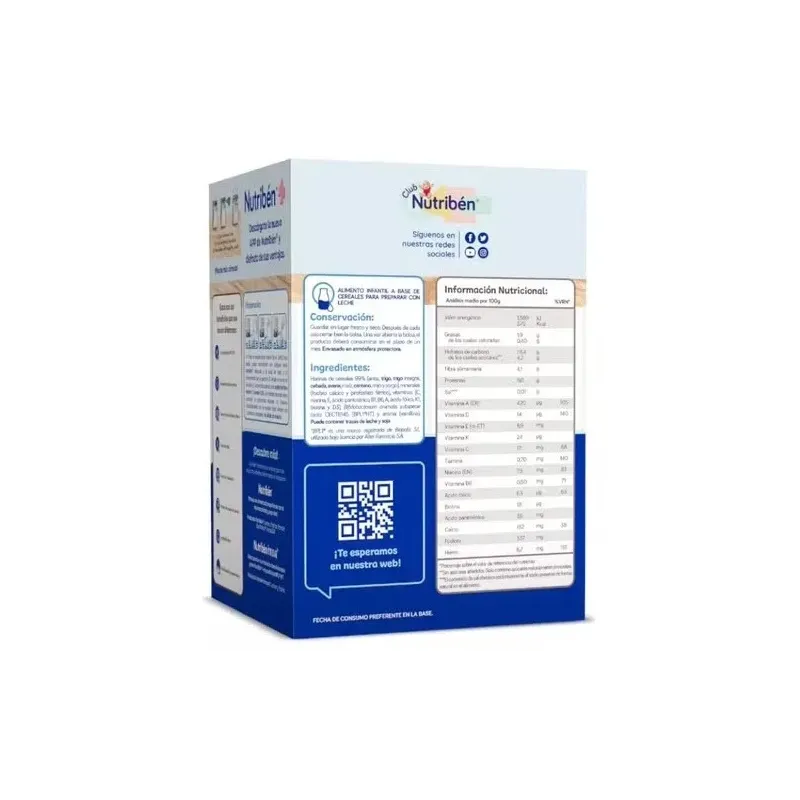 Nutriben innova zero% 8 cereales +6m 500g | Farmacia Barata Nutriben innova zero% 8 cereales +6m 500g | Farmacia Barata