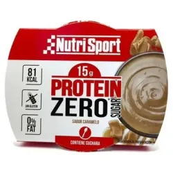 Nutrisport protein zero sugar pudding caramelo 135g