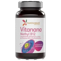 Mundonatural vitanano methyl b12 liposomado 30caps