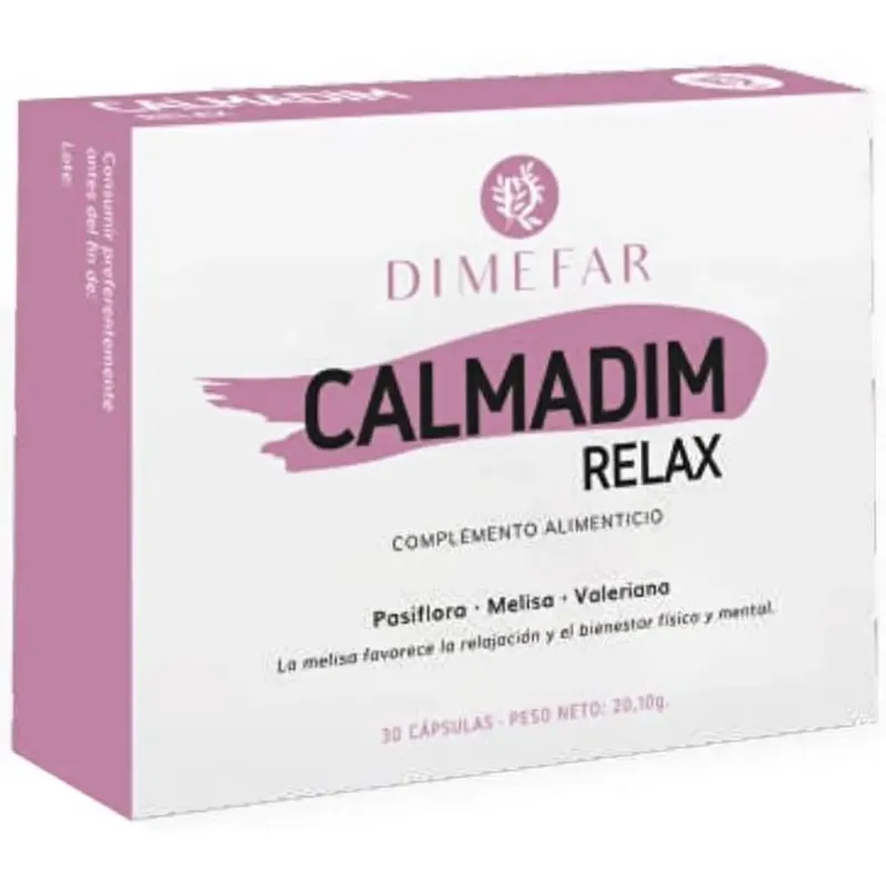 Dimefar calmadim relax 30caps | Farmacia Barata