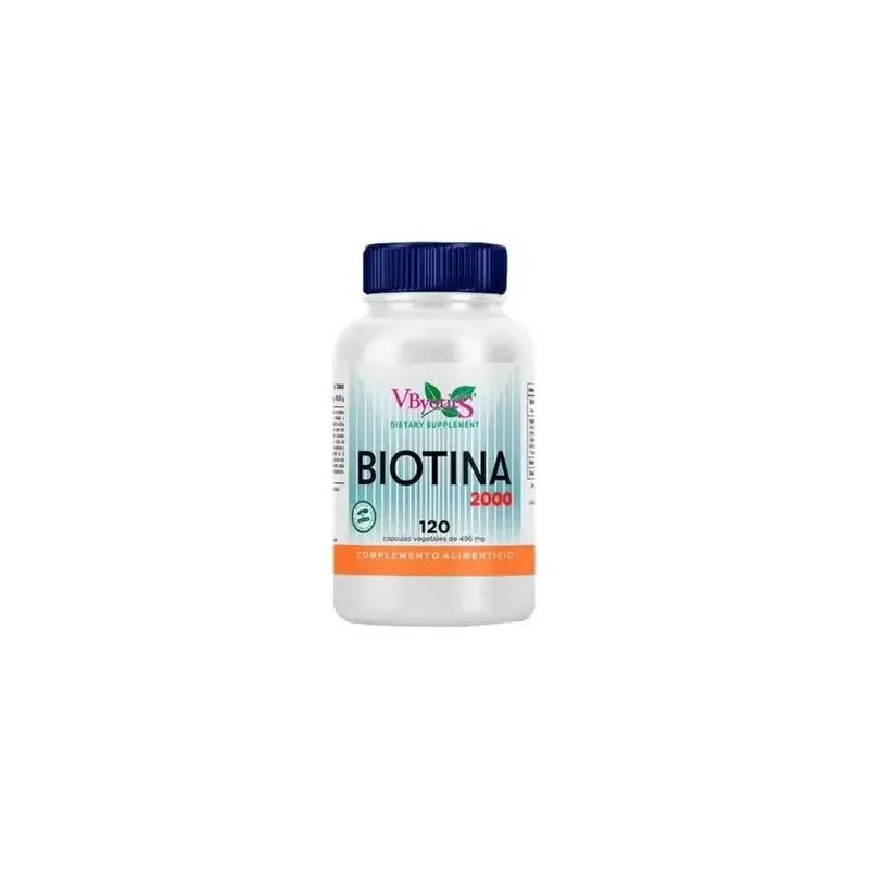 Vbyotics biotina 2000mcg 120caps | Farmacia Barata