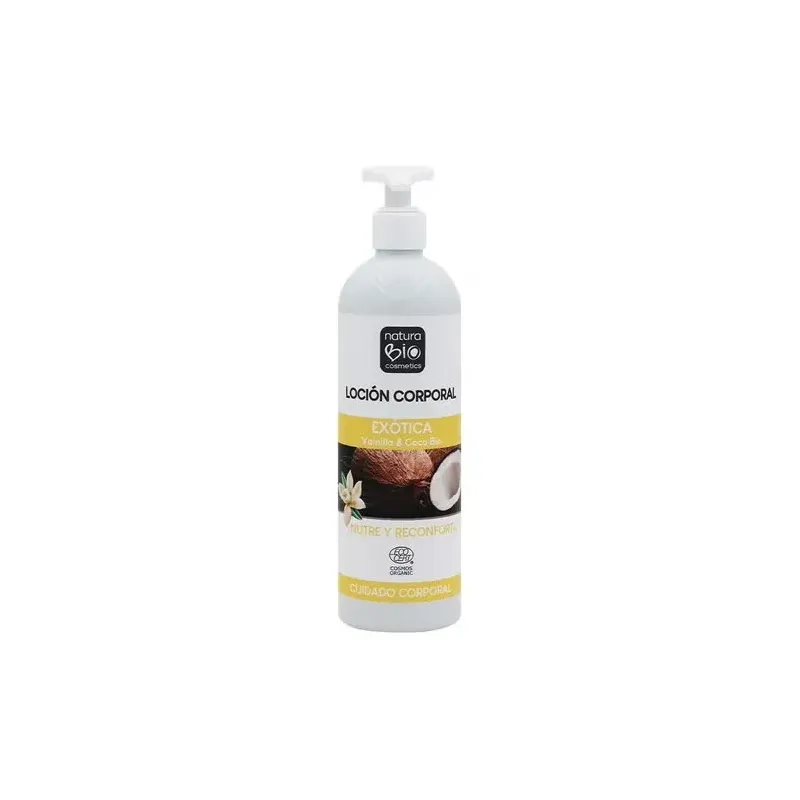 Naturabio cosmetics locion corporal exotico vainilla y coco bio 740ml | Farmacia Barata Naturabio cosmetics locion corporal exotico vainilla y coco bio 740ml | Farmacia Barata