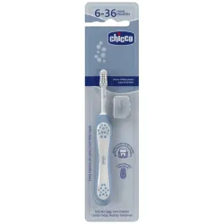 Chicco cepillo dental primeros dientes 6-36m azul 1ud