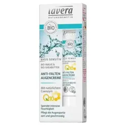 Lavera contorno ojos crema q10 basis sensitiv 15ml
