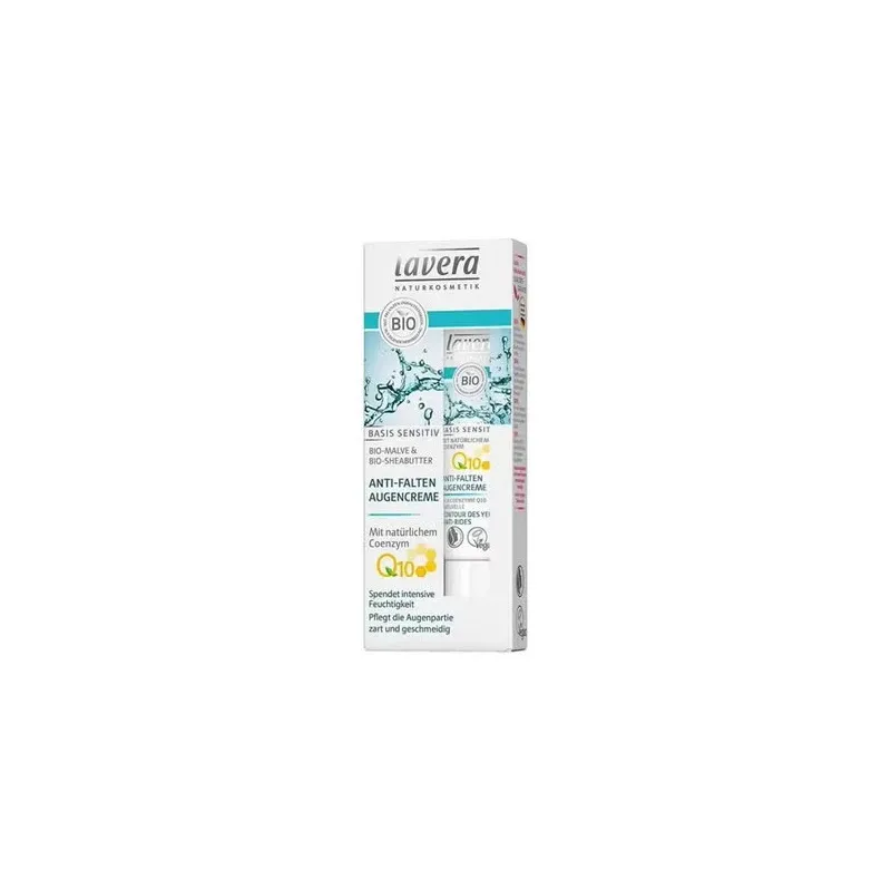 Lavera contorno ojos crema q10 basis sensitiv 15ml | Farmacia Barata