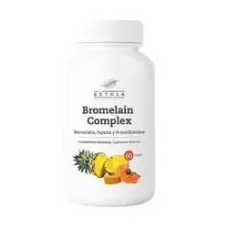 Betula Bromelain Complex, 60 cápsulas