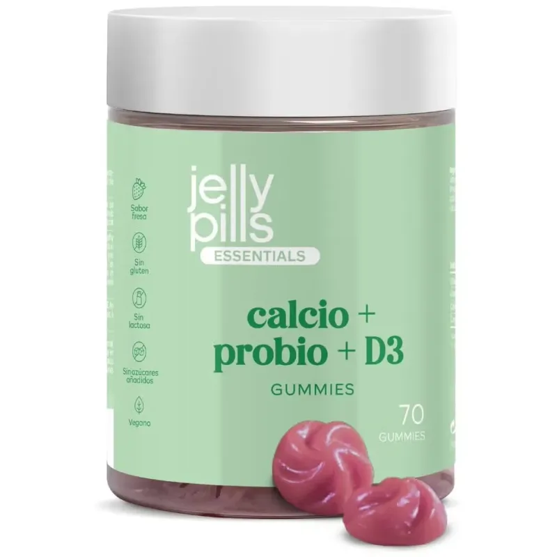 Jelly pills® essentials calcio + probio + b3 gummies 70uds | Farmacia Barata Jelly pills® essentials calcio + probio + b3 gummies 70uds | Farmacia Barata