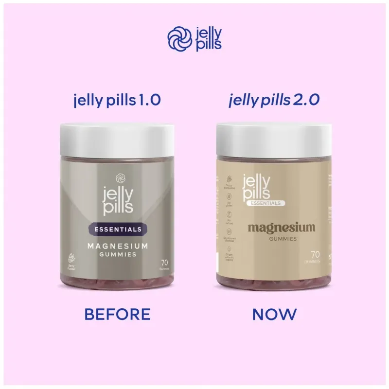 Jelly pills® essentials magnesium gummies 70uds | Farmacia Barata