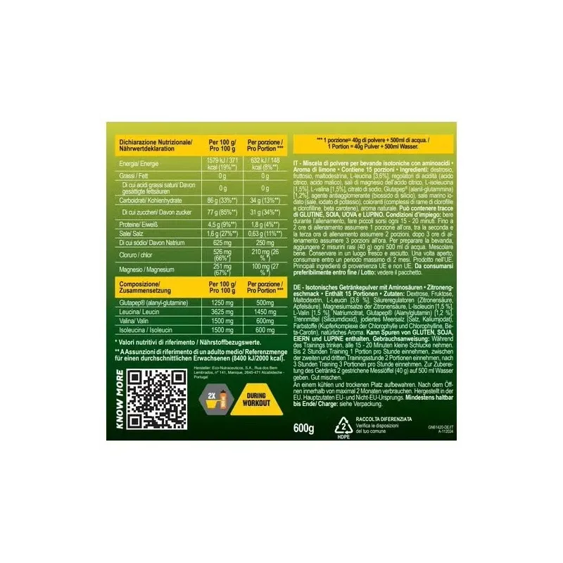 Gold nutrition goldrink premium lemon 600gr | Farmacia Barata Gold nutrition goldrink premium lemon 600gr | Farmacia Barata