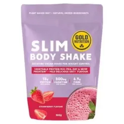 Gold nutrition slim body shake strawberry 300g