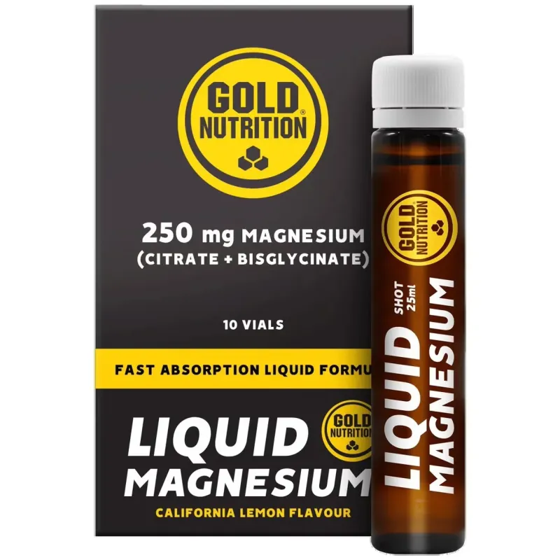 Gold nutrition magnesium 25ml 10 viales | Farmacia Barata