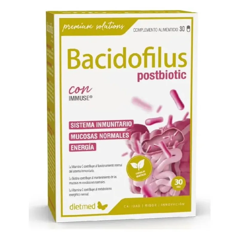 Dietmed bacidofilus postbiotic 30caps | Farmacia Barata