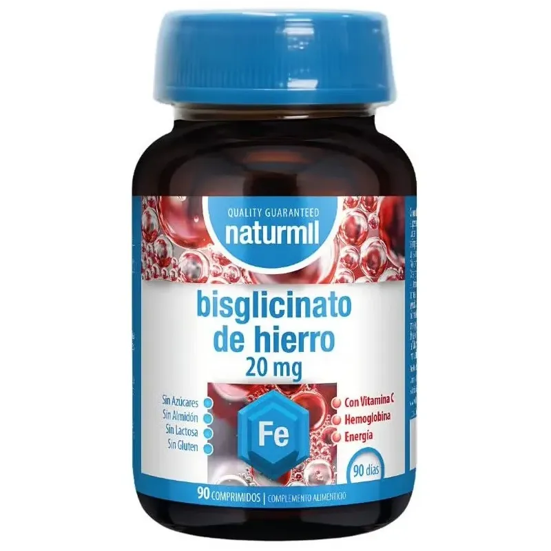 Naturmil hierro bisglicinato 20mg 90comp | Farmacia Barata Naturmil hierro bisglicinato 20mg 90comp | Farmacia Barata