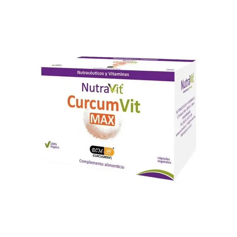 Nutravit curcumvit max 30caps | Farmacia Barata Nutravit curcumvit max 30caps | Farmacia Barata