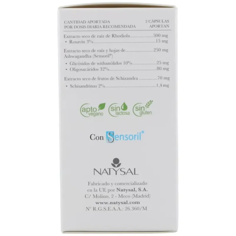 Natysal calmogene con rhodiola complex 60caps | Farmacia Barata Natysal calmogene con rhodiola complex 60caps | Farmacia Barata