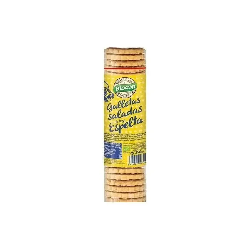 Galleta salada trigo espelta 230 gr bio | Farmacia Barata
