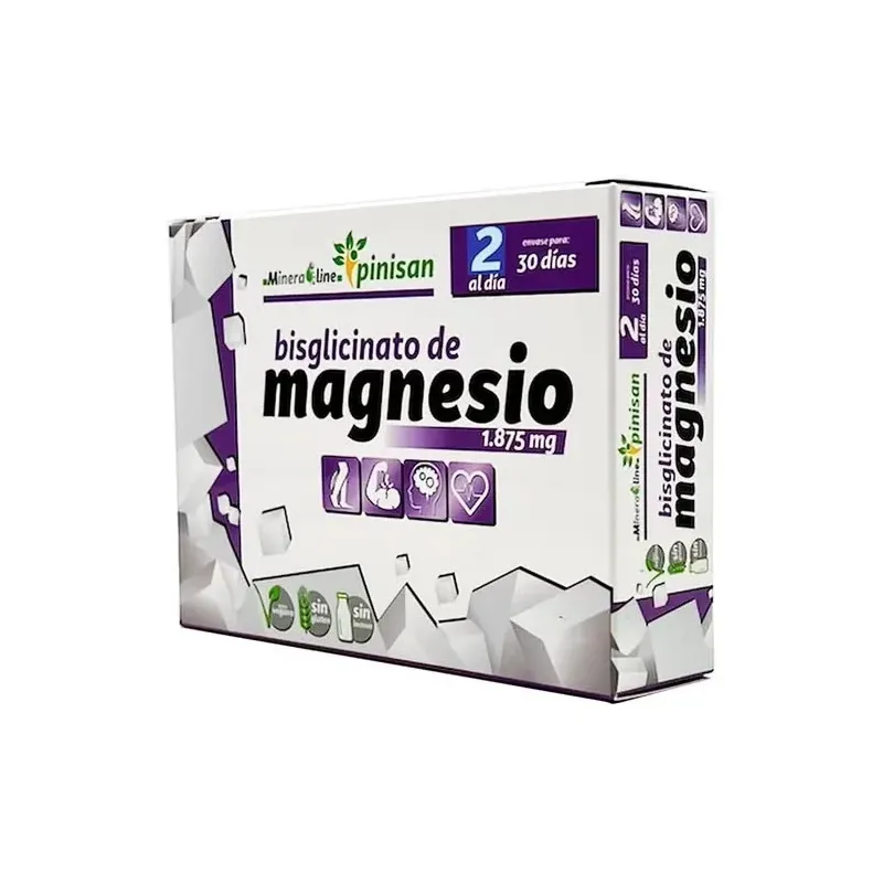 Pinisan bisglicinato de magnesio 60comp | Farmacia Barata