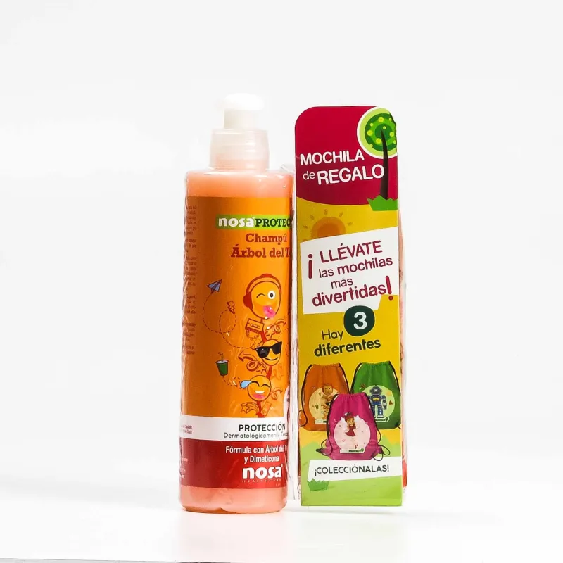 Nosa Champú Árbol de Té Melocotón, 250ml. Nosa Champú Árbol de Té Melocotón, 250ml.