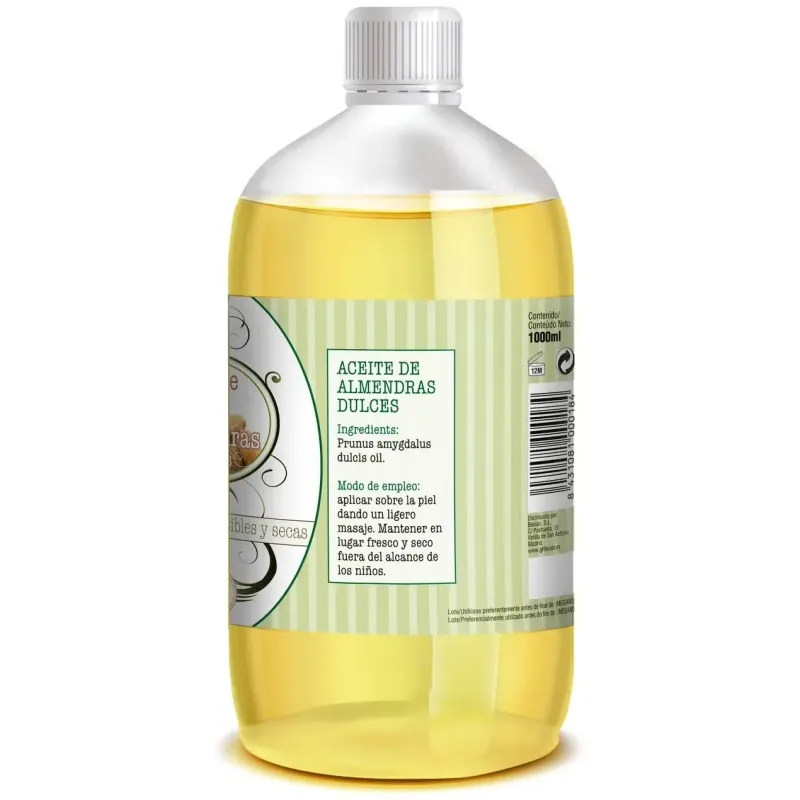 Aceite de almendras 1000 ml | Farmacia Barata Aceite de almendras 1000 ml | Farmacia Barata