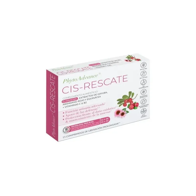 Phytoadvance cis-rescate 15 comp | Farmacia Barata