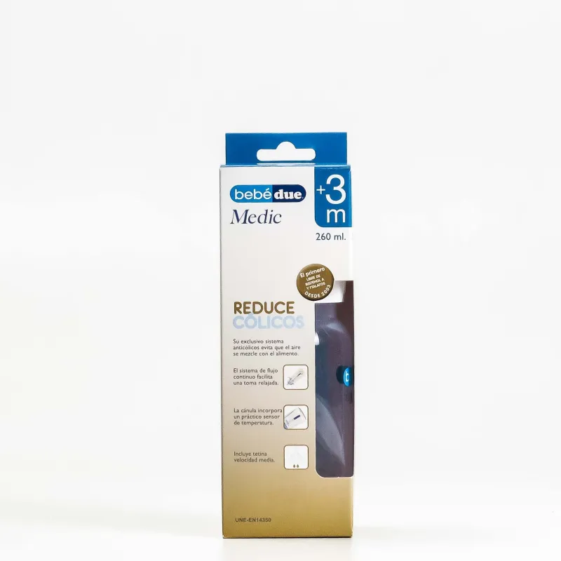 Biberon BebeDue Medic Colicos, 260ml. Biberon BebeDue Medic Colicos, 260ml.