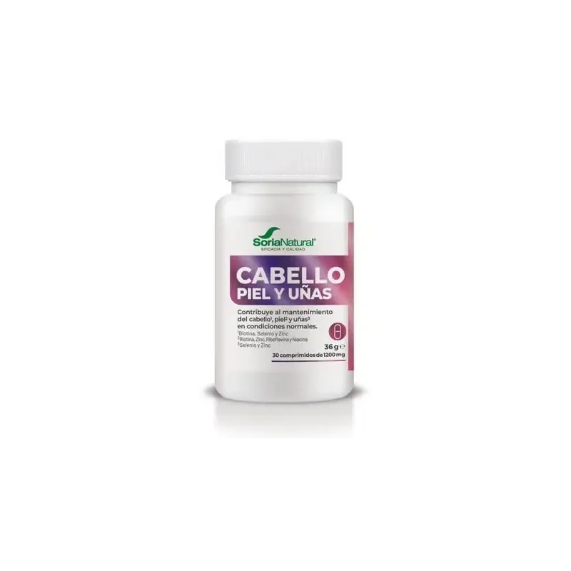 Soria natural cabello piel y uñas 30comp | Farmacia Barata Soria natural cabello piel y uñas 30comp | Farmacia Barata