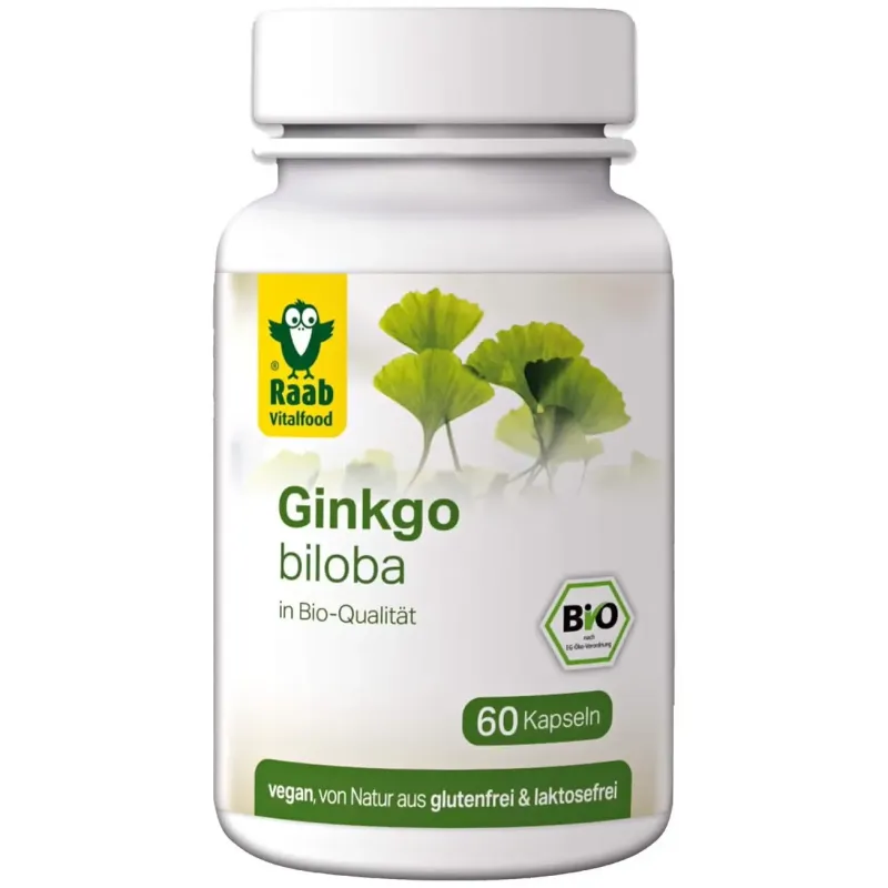 Ginkgo biloba 500mg 60 cap bio vegan sg | Farmacia Barata