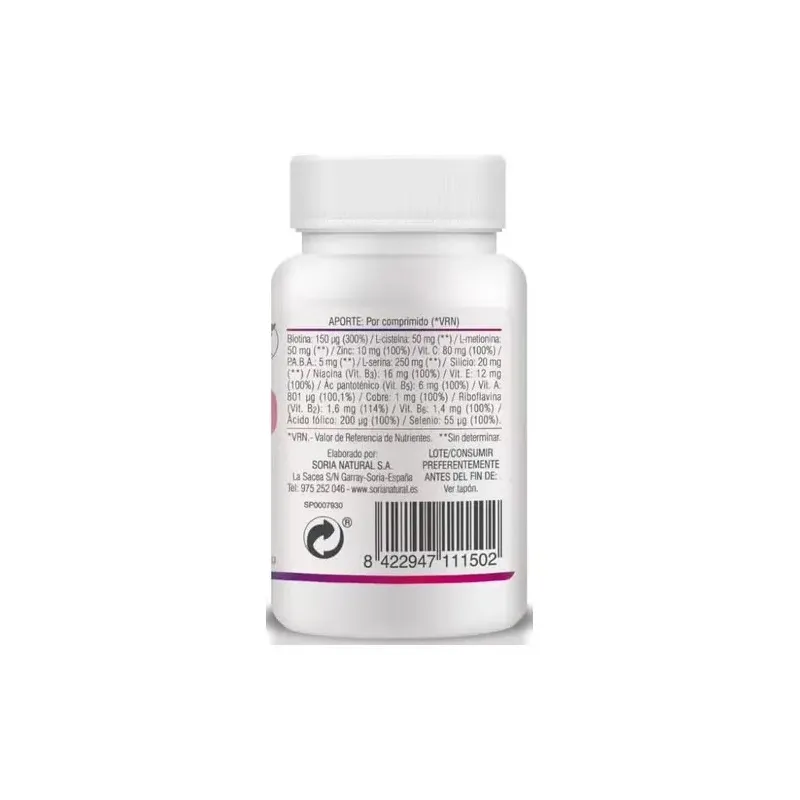 Soria natural cabello piel y uñas 30comp | Farmacia Barata Soria natural cabello piel y uñas 30comp | Farmacia Barata