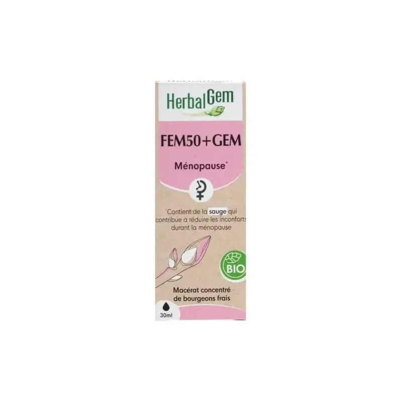 Herbalgem complex fem50+gem organic 30ml | Farmacia Barata