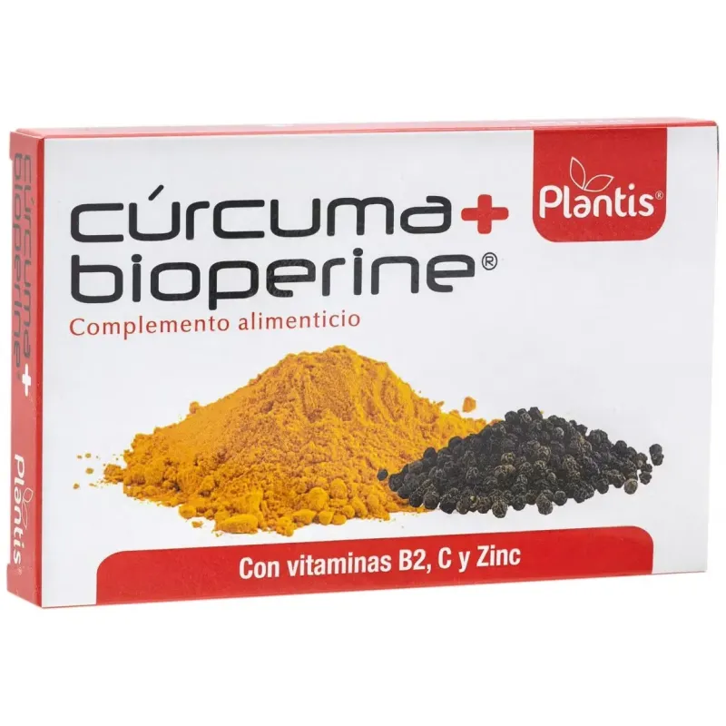 Plantis curcuma + bioperine 60caps | Farmacia Barata