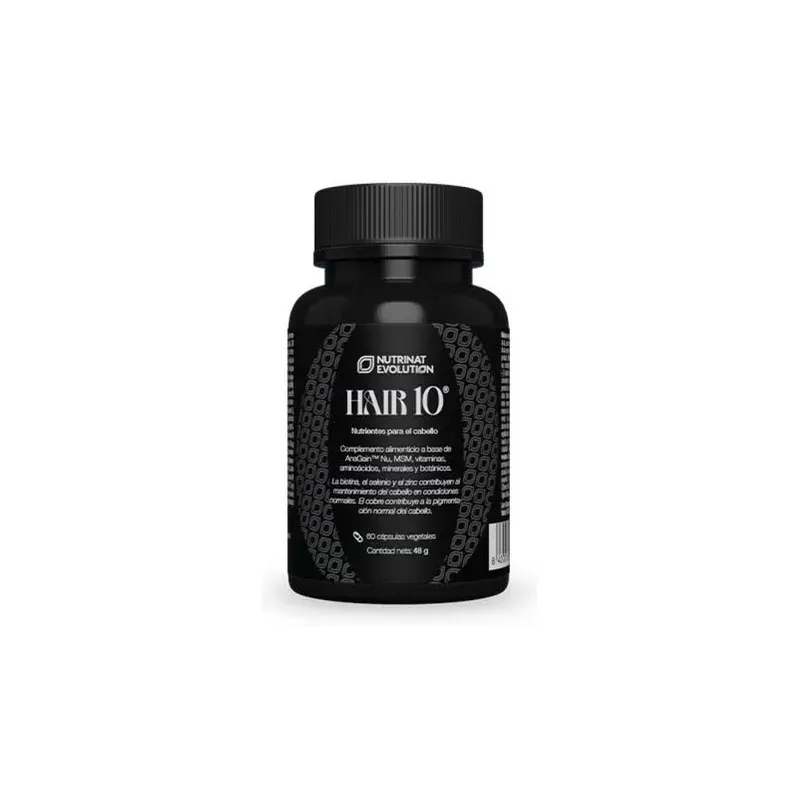 Nutrinat hair 10 60caps | Farmacia Barata