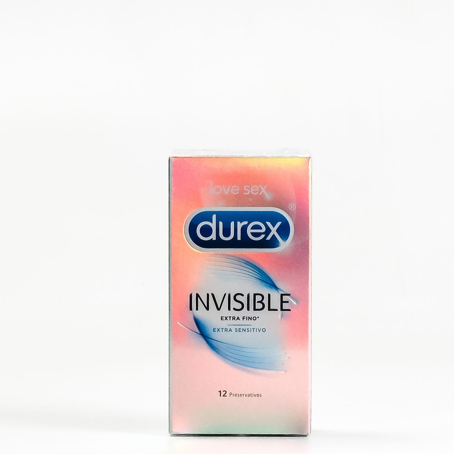 Durex Invisible Extra Fino Extra Sensitivo, 12Und.