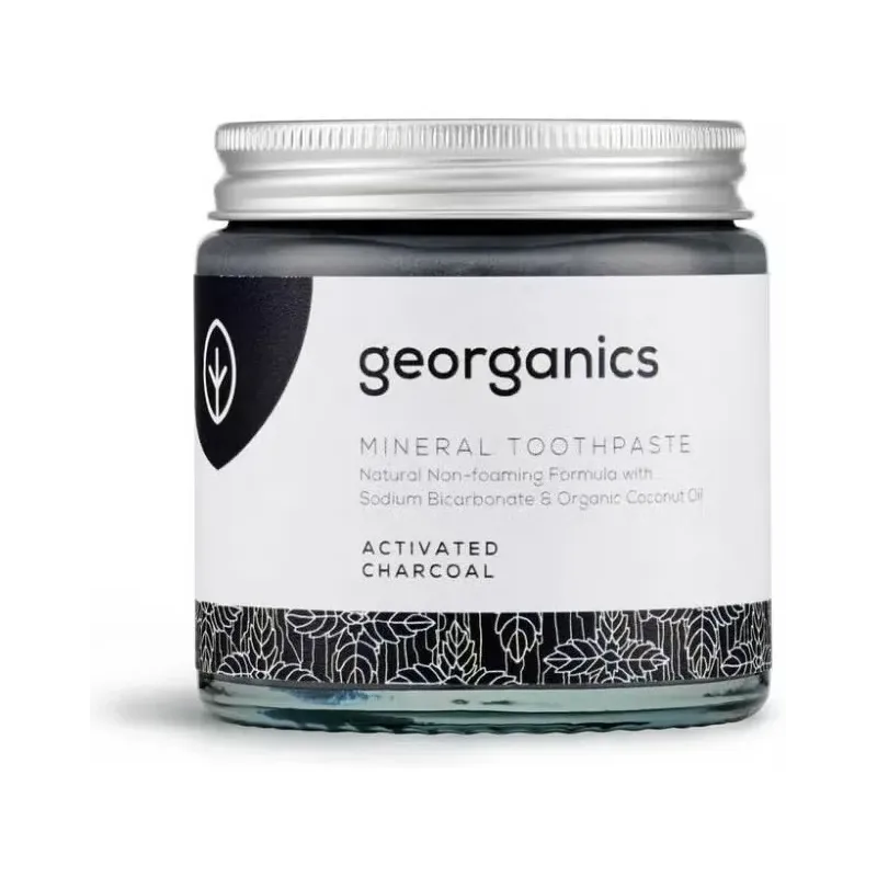 Georganics dentifrico mineral carbon activado crema 120ml | Farmacia Barata