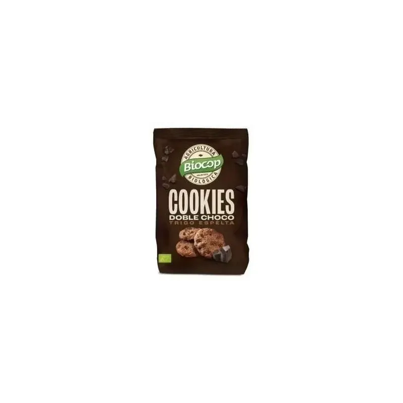 Biocop cookies trigo espelta doble chocolate 200g | Farmacia Barata