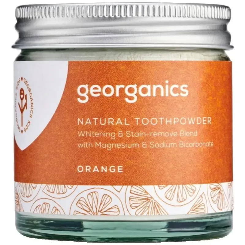 Georganics dentífrico mineral naranja polvo 60ml | Farmacia Barata