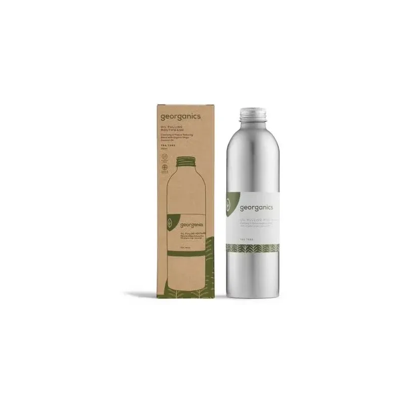 Georganics enjuague bucal aceite árbol del té 275ml | Farmacia Barata