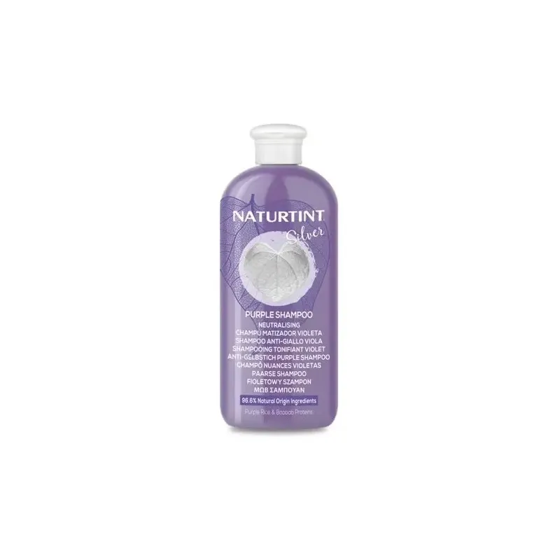 Naturtint silver champú matizador violeta 330ml | Farmacia Barata